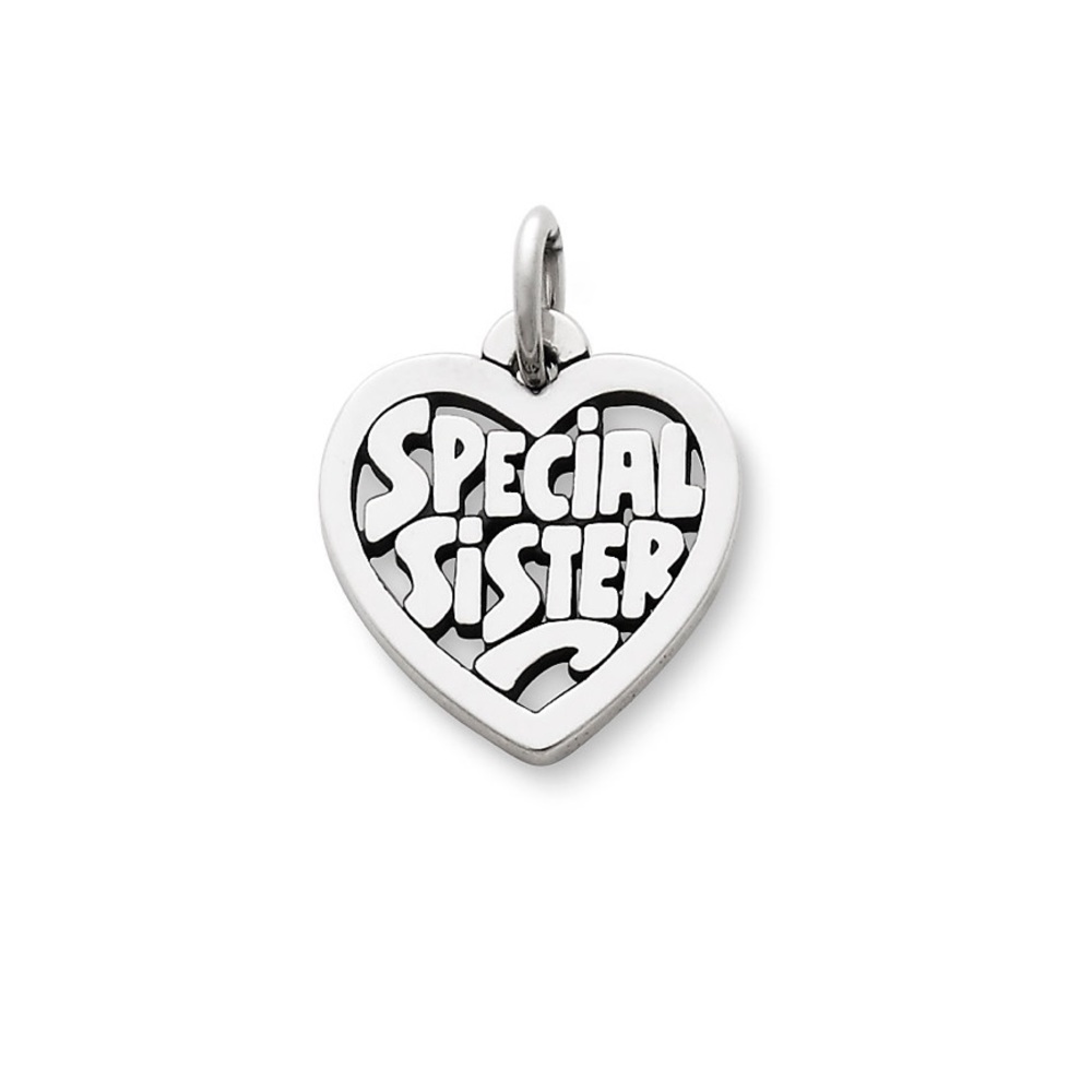 "Special Sister" Heart Charm
